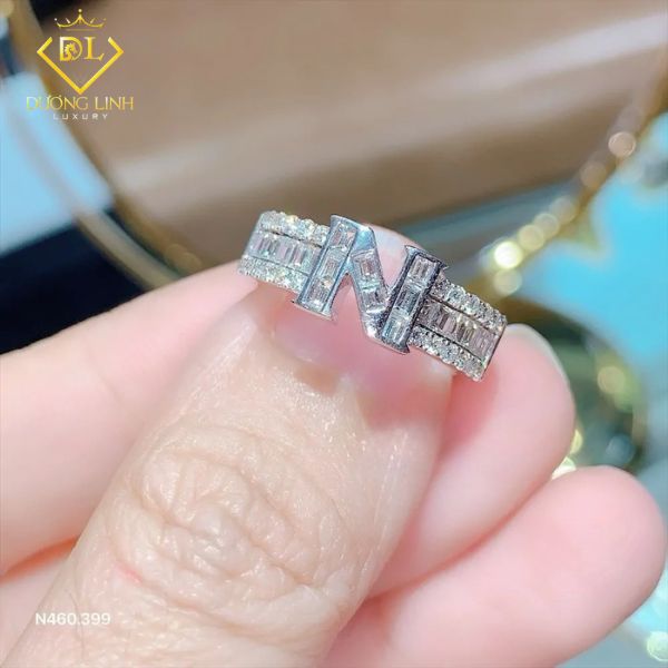 Nhẫn Chữ N Kim Cương – N460.399